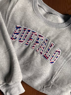 Buffalo Stripes Crewneck
