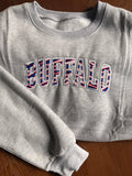 Buffalo Stripes Crewneck