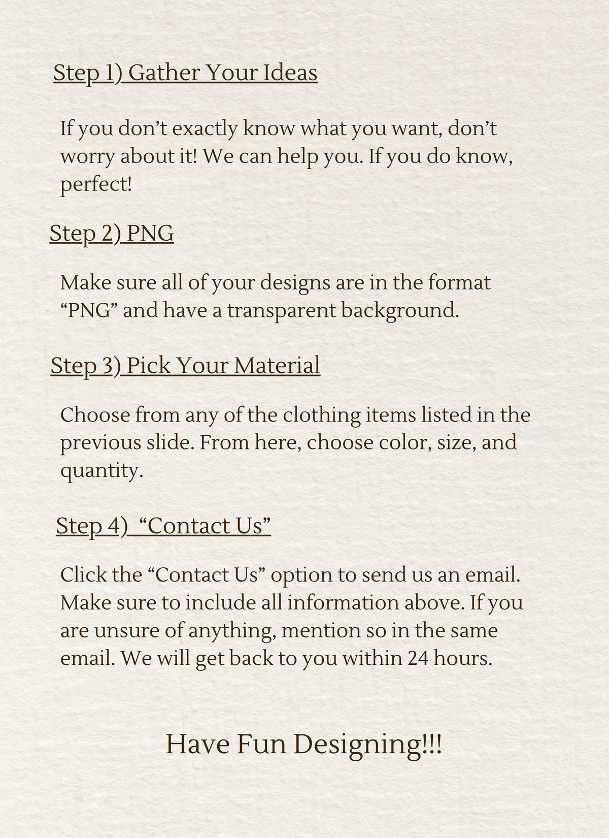Custom Apparel